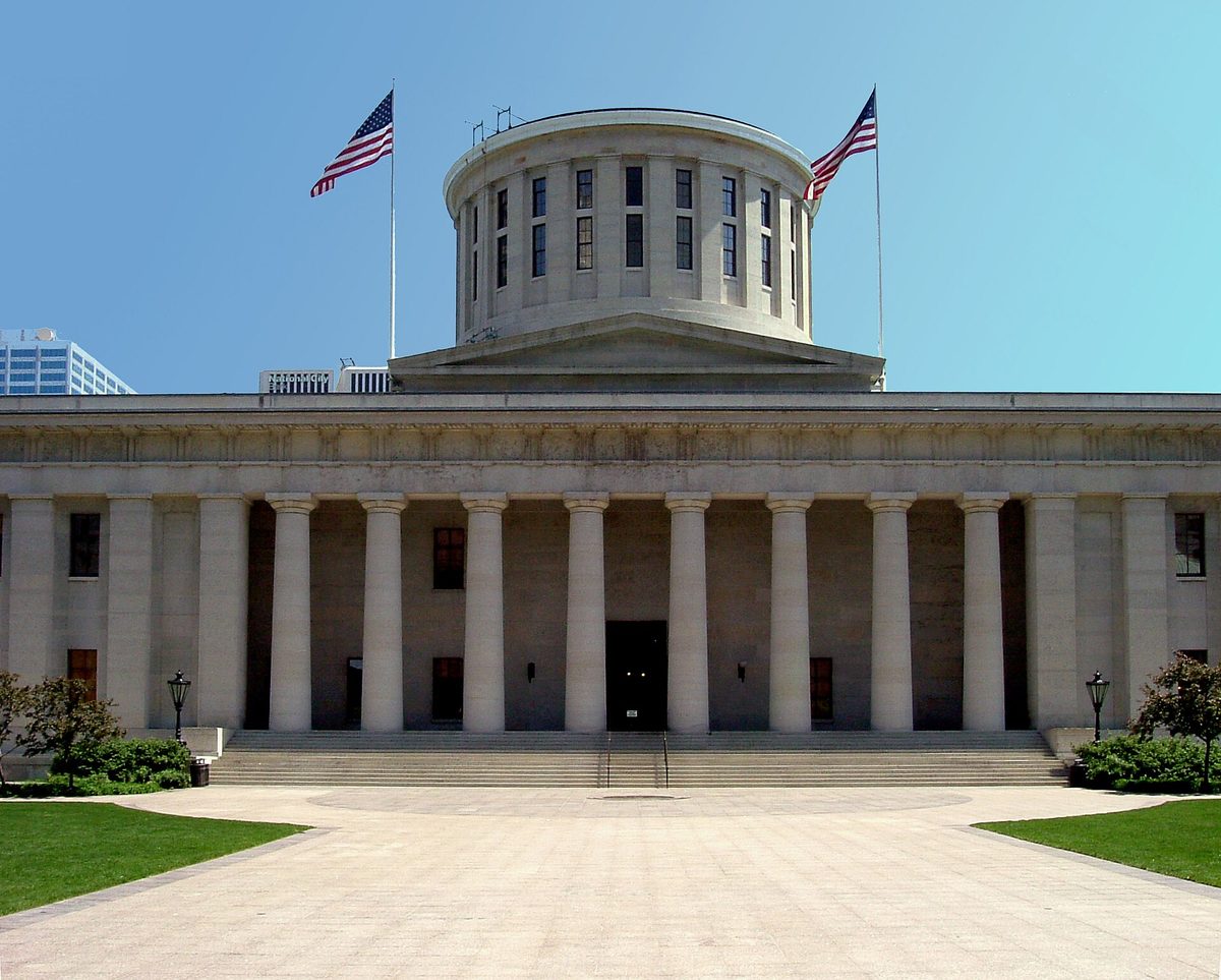 Ohio Statehouse in Columbus, the Capitol building where lawmakers reshaped Issue 2